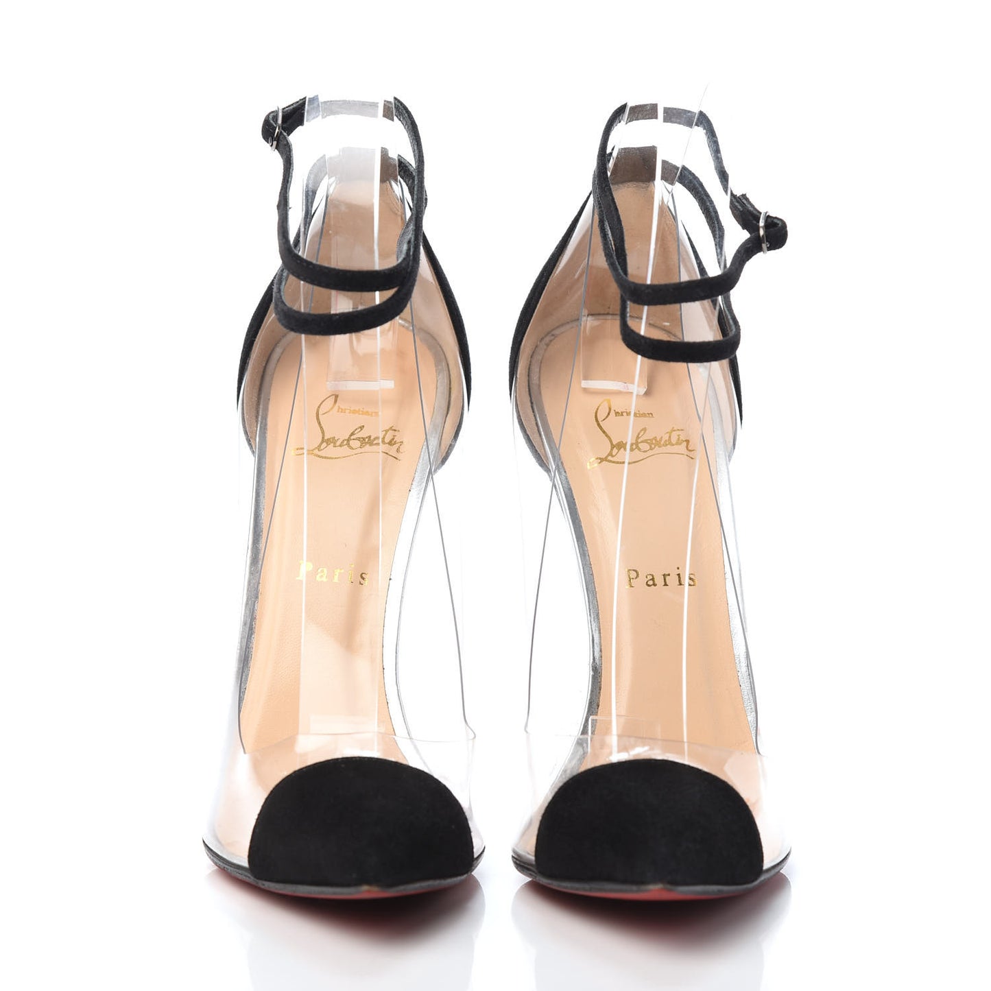 Veau Velours PVC Un Bout 120 Pumps 39.5 Black