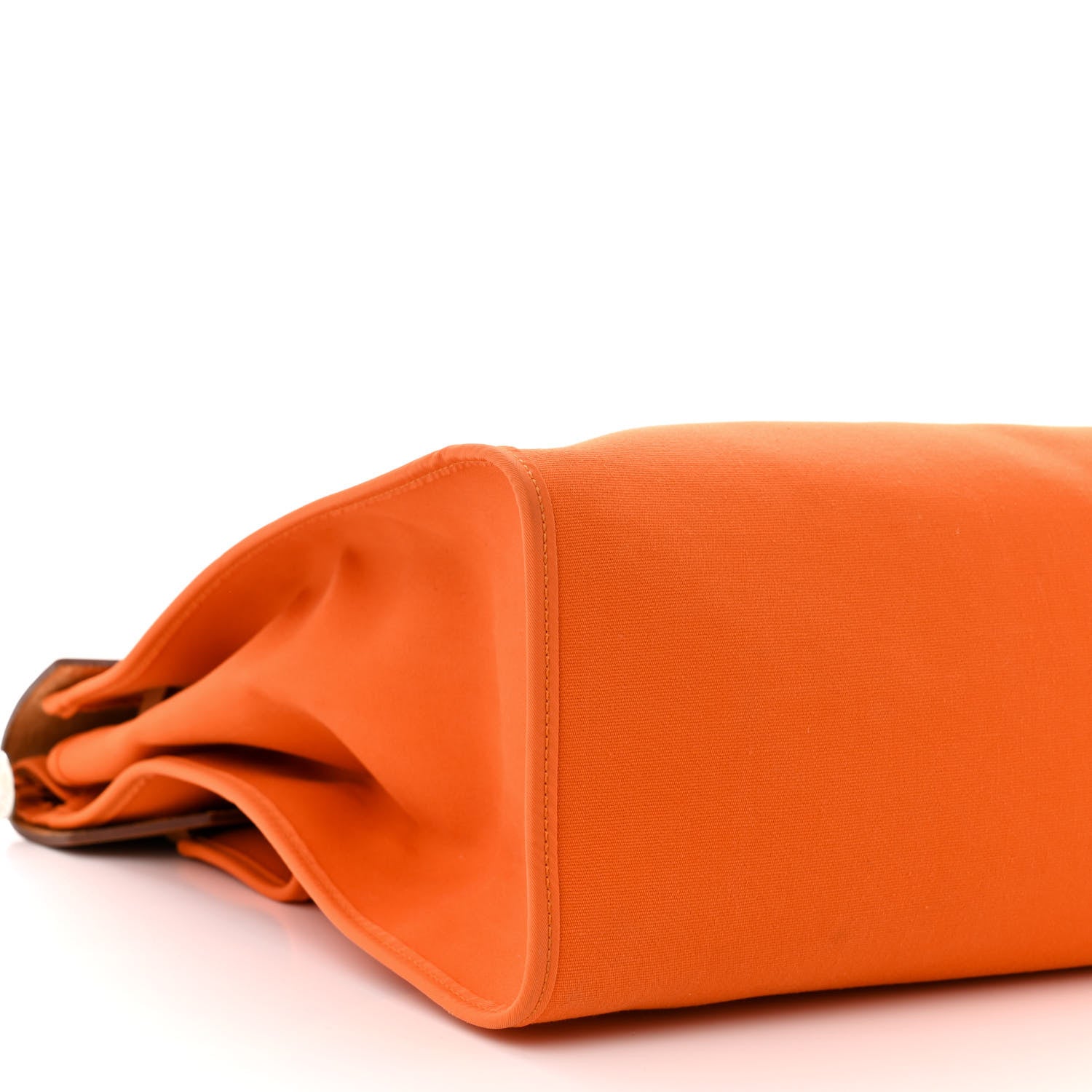 Hermes Vache Hunter Toile Herbag Zip 39 MM Orange Natural 10 of 12