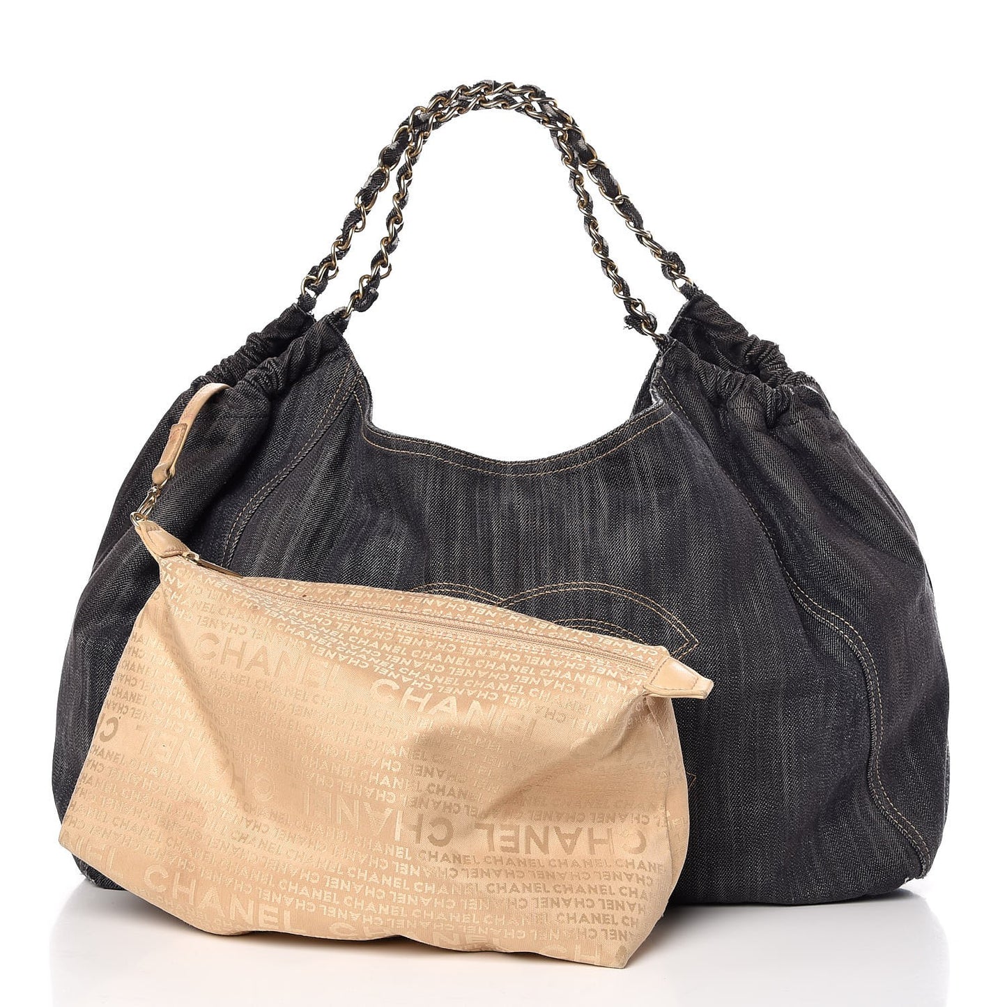 Denim XL Coco Cabas Tote Dark Blue