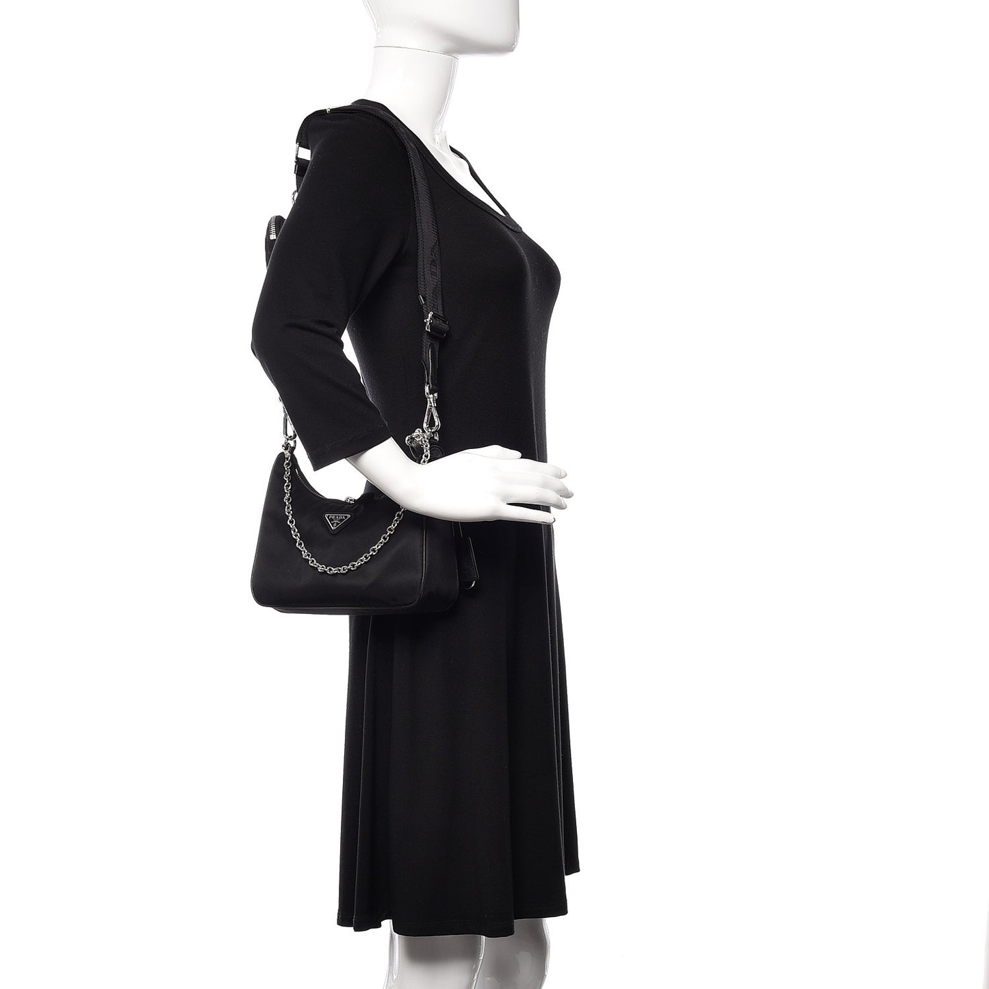 Nylon Re-Edition 2005 Shoulder Bag Black