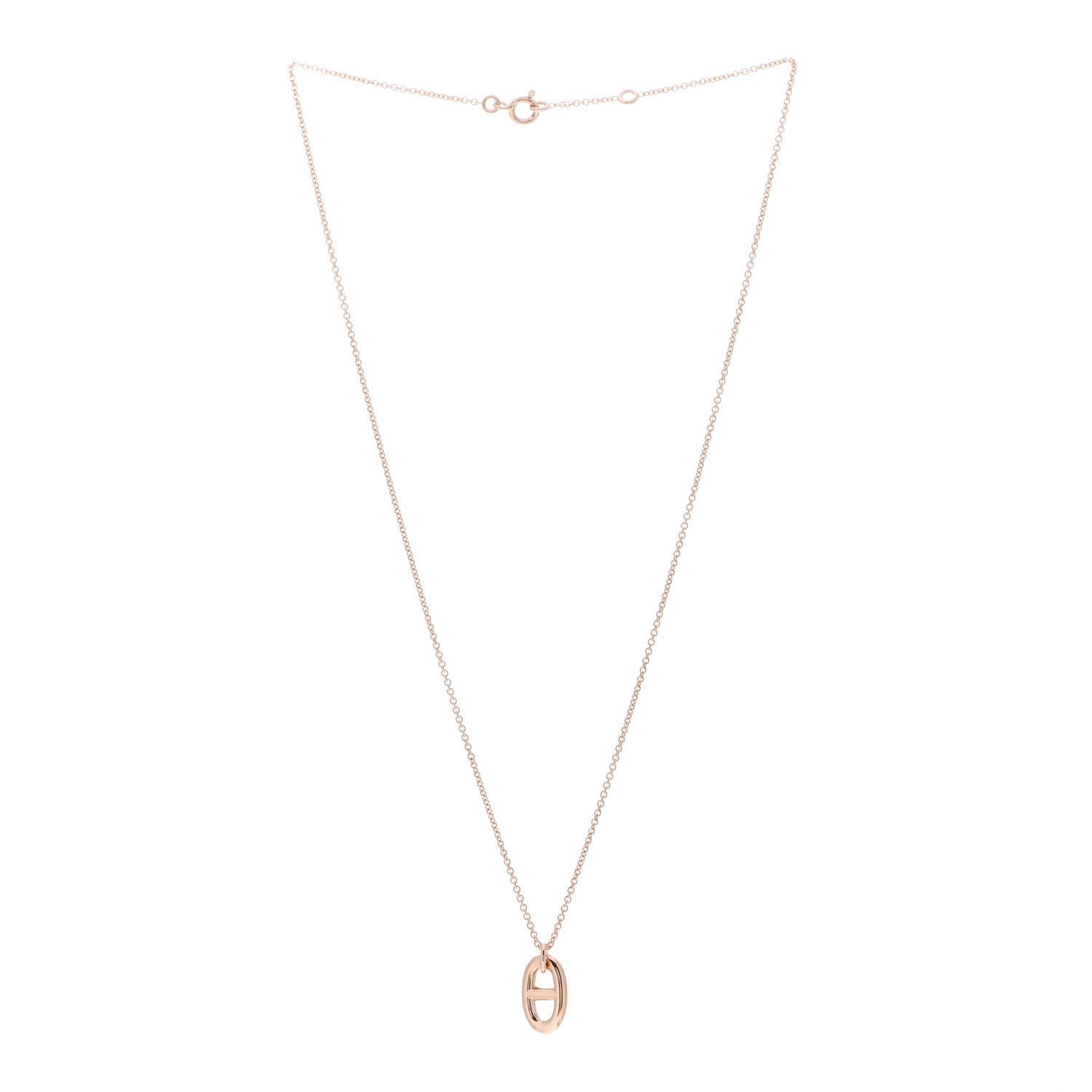 Hermes 18K Rose Gold PM Farandole Pendant Necklace 3 of 5