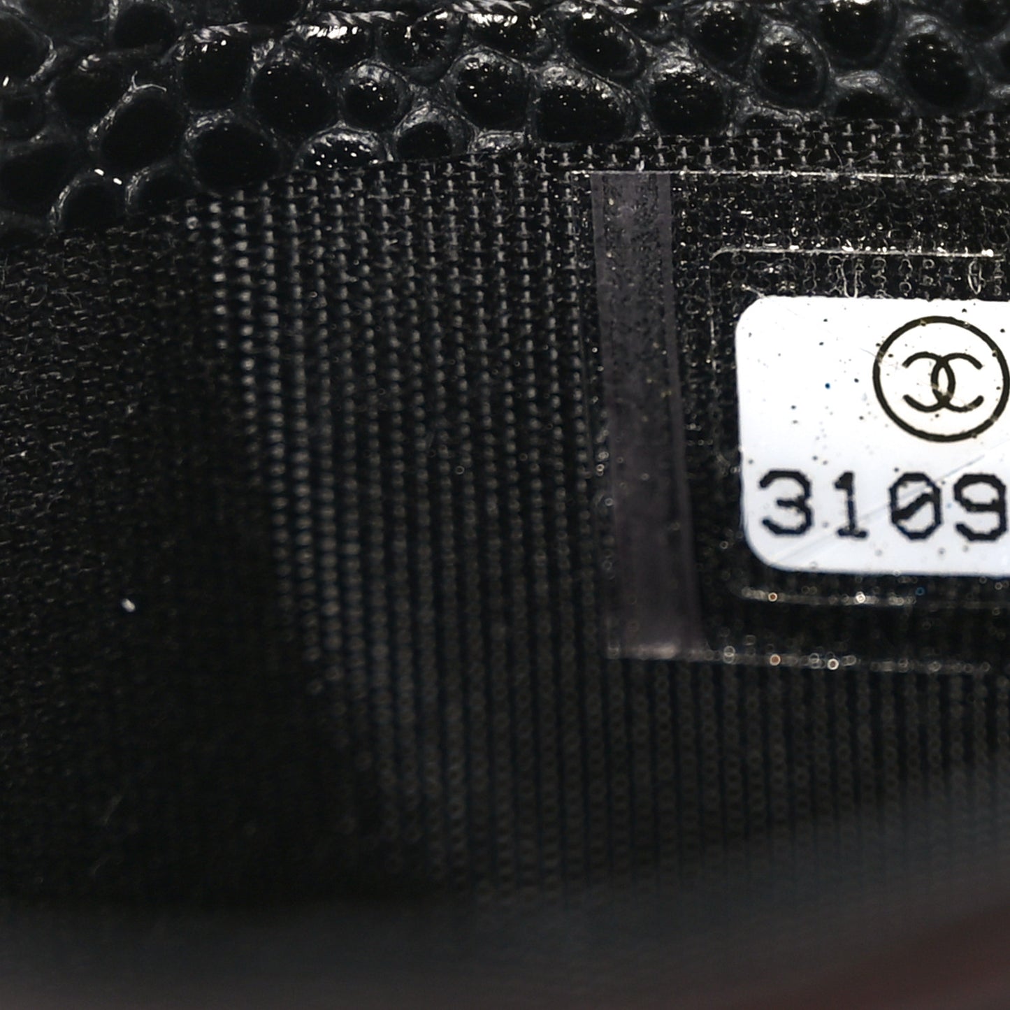 Caviar Quilted Card Holder Black