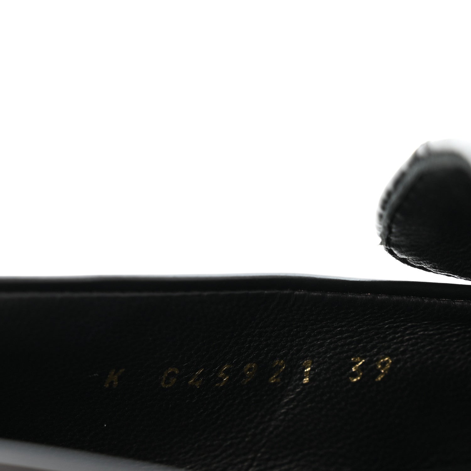 Chanel Calfskin Stitched CC Loafers 39 Black 9 of 10