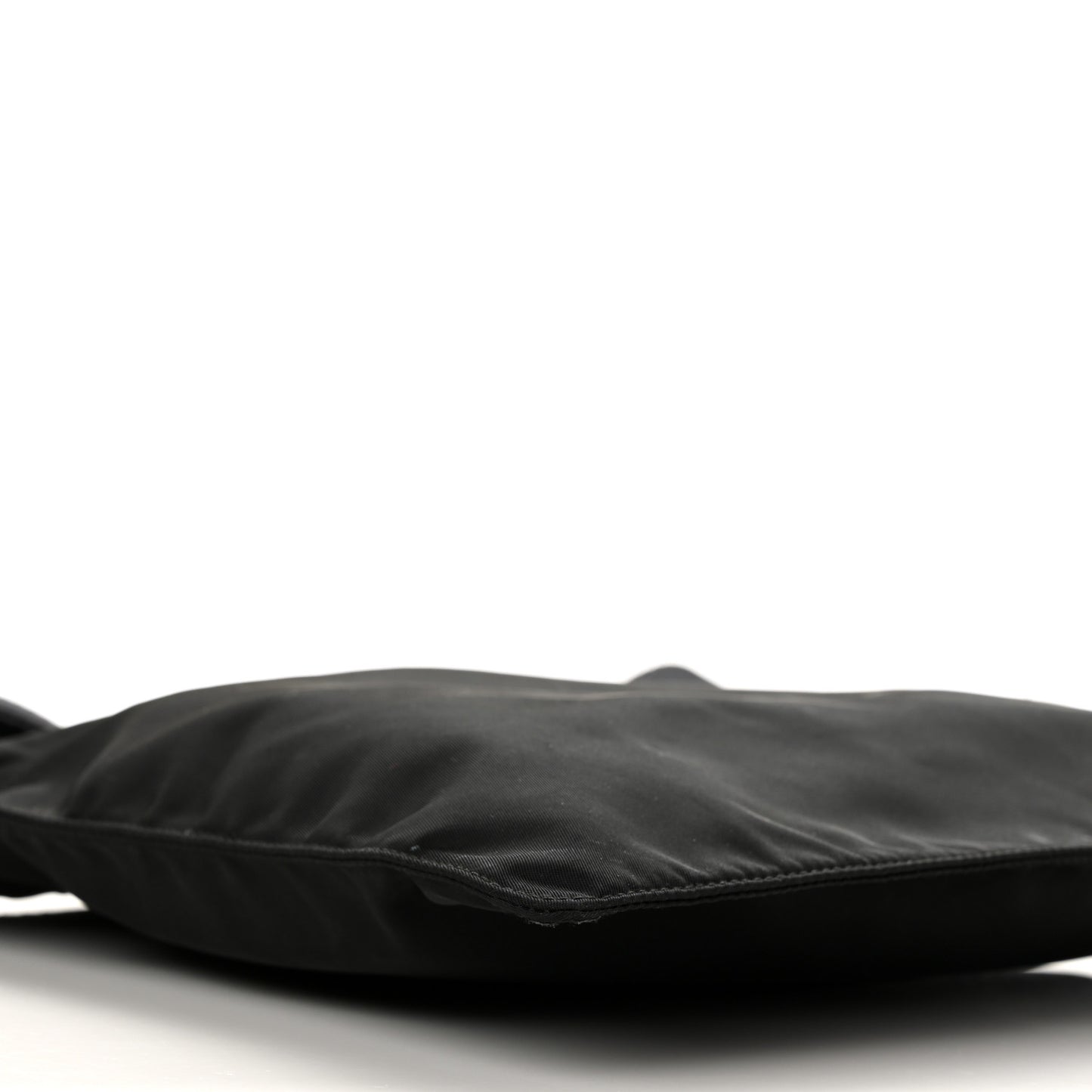 Nylon Vela Flat Messenger Bag Black
