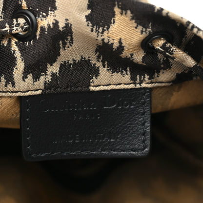 Christian Dior Canvas Mizza Embroidered Leopard DiorTravel Pouch Beige 6 of 11