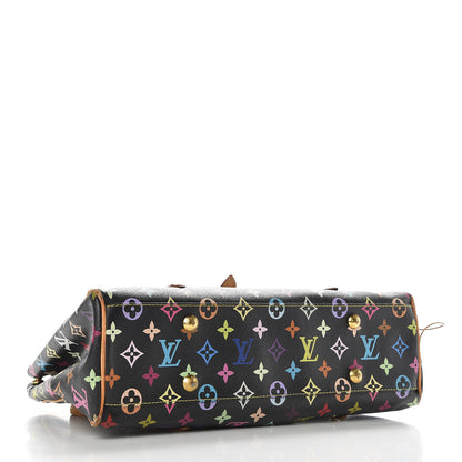 Louis Vuitton Monogram Multicolor Aurelia MM Black 4 of 20