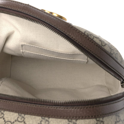 Gucci GG Supreme Monogram Calfskin Web Small Ophidia Day Backpack Beige Ebony New Acero 5 of 9