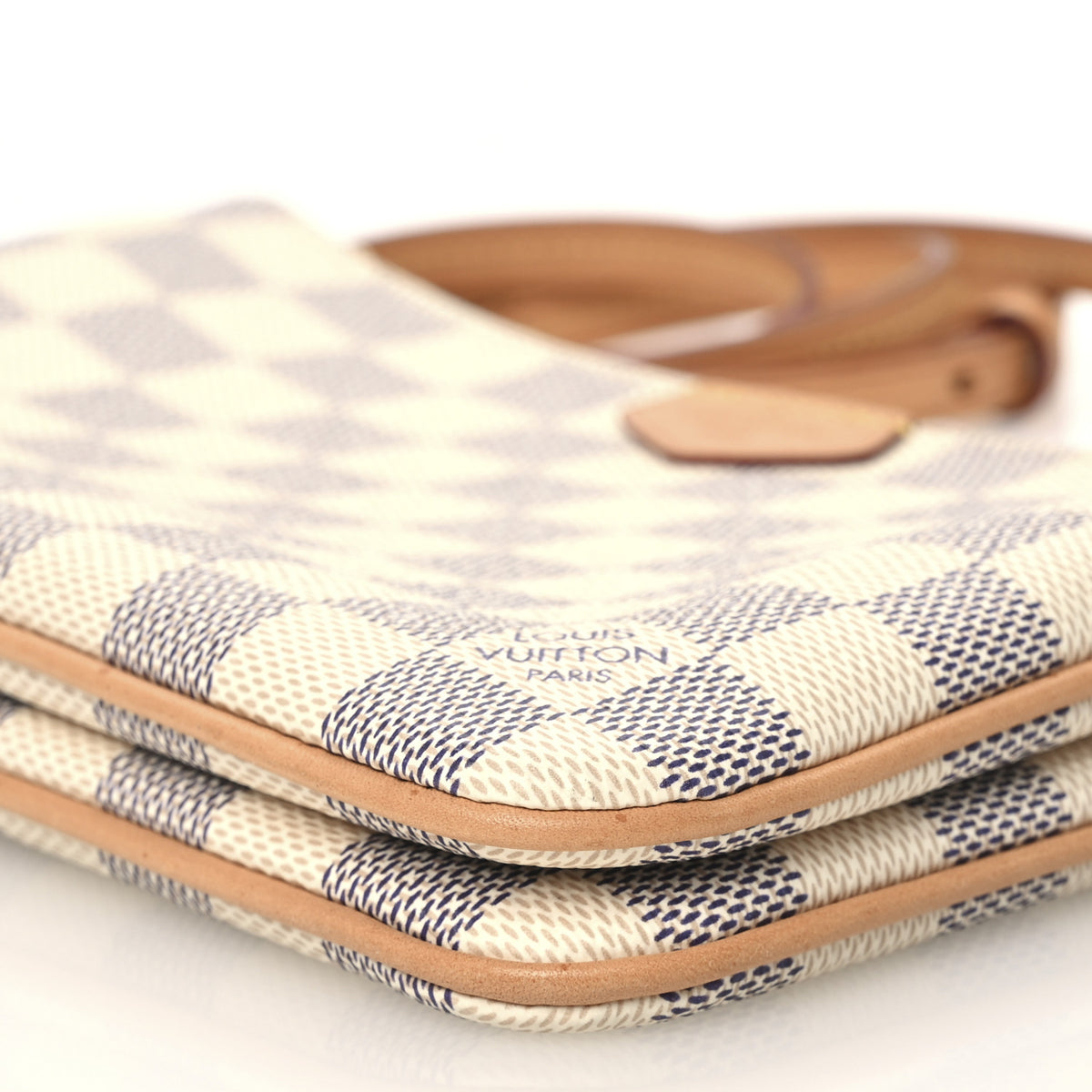 Damier Azur Double Zip Pochette