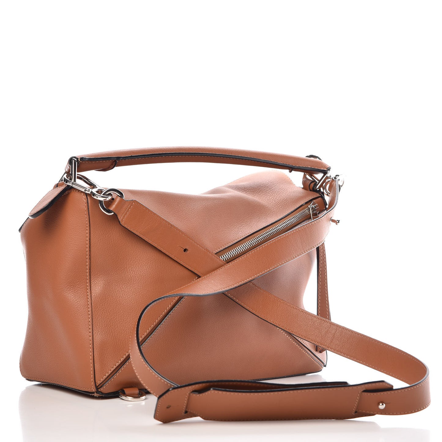 Calfskin Puzzle Bag Tan