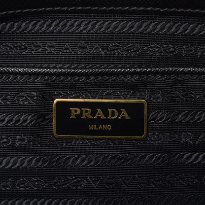 Prada Saffiano Medium Galleria Double Zip Tote Black 8 of 9