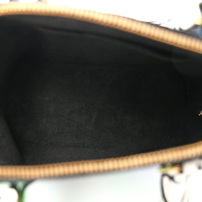 Louis Vuitton Epi Damier Race Alma BB Blue Vert 5 of 10