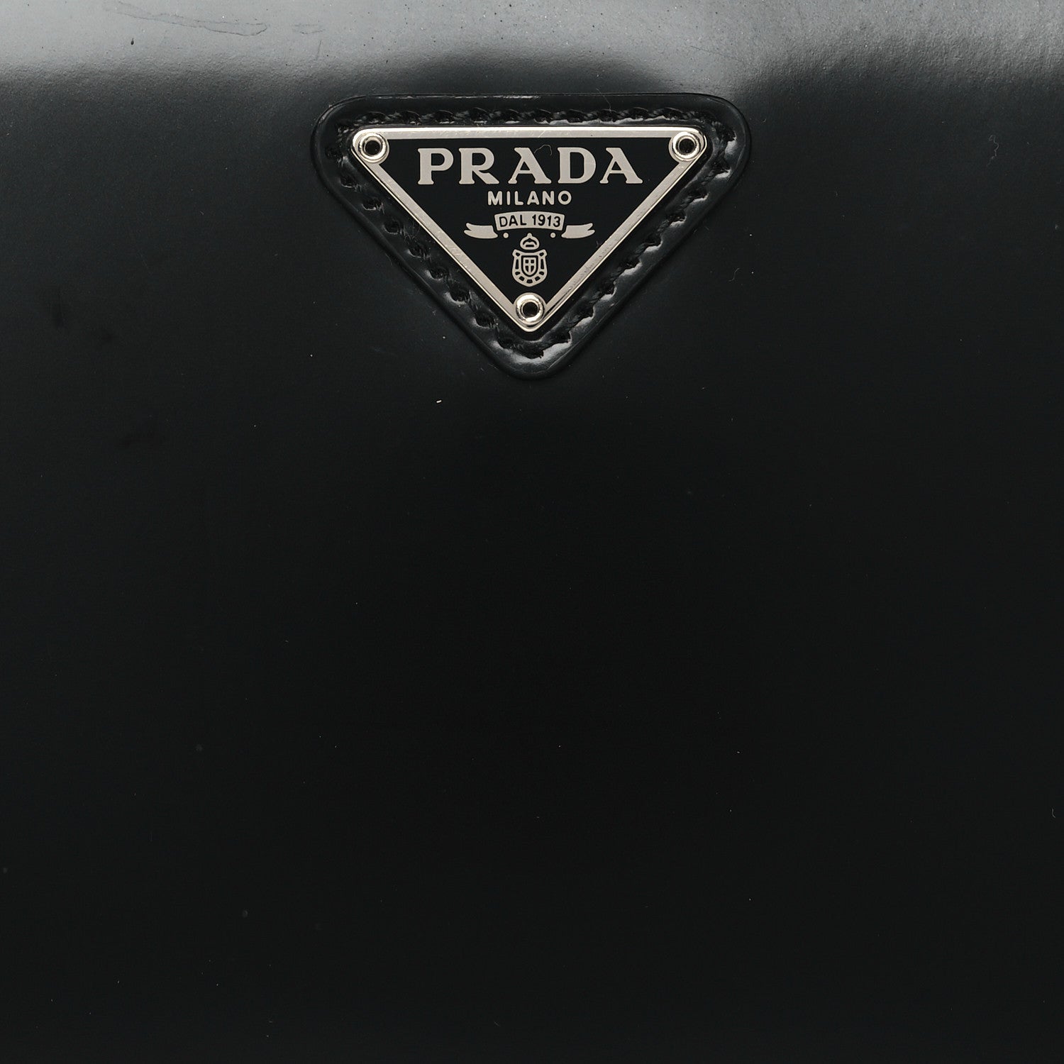 Prada Spazzolato Mini Shoulder Bag Black 7 of 10