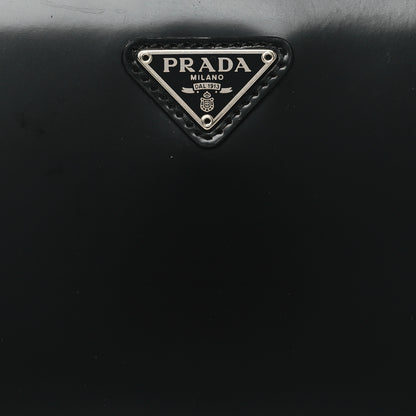 Prada Spazzolato Mini Shoulder Bag Black 7 of 10