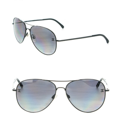 Chanel Aviator Sunglasses 4189-T-Q Black 1 of 6
