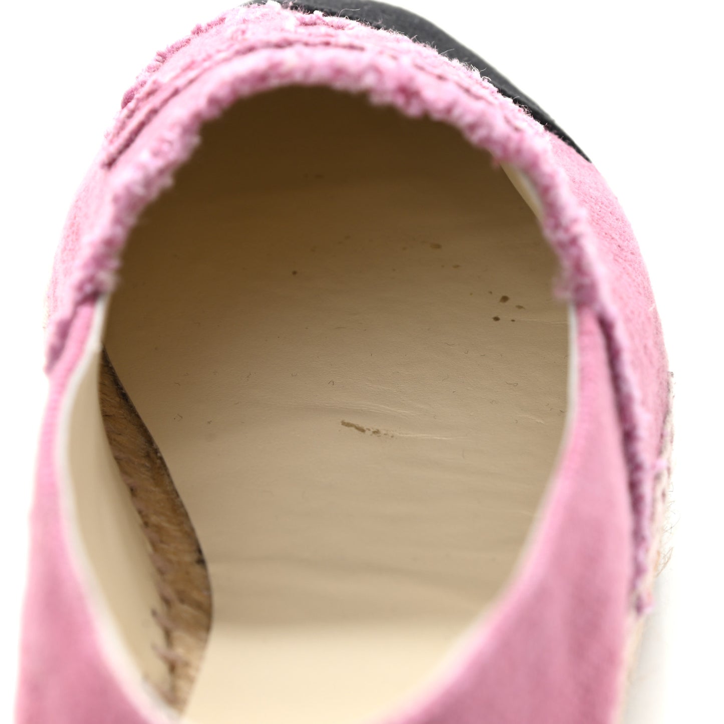 Linen CC Espadrilles 39 Pink Black