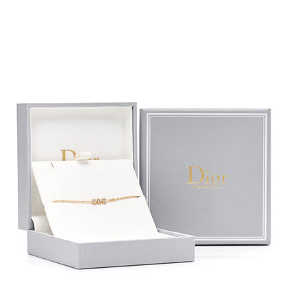 Christian Dior 18K Yellow Gold Diamond Mimirose Bracelet 4 of 4