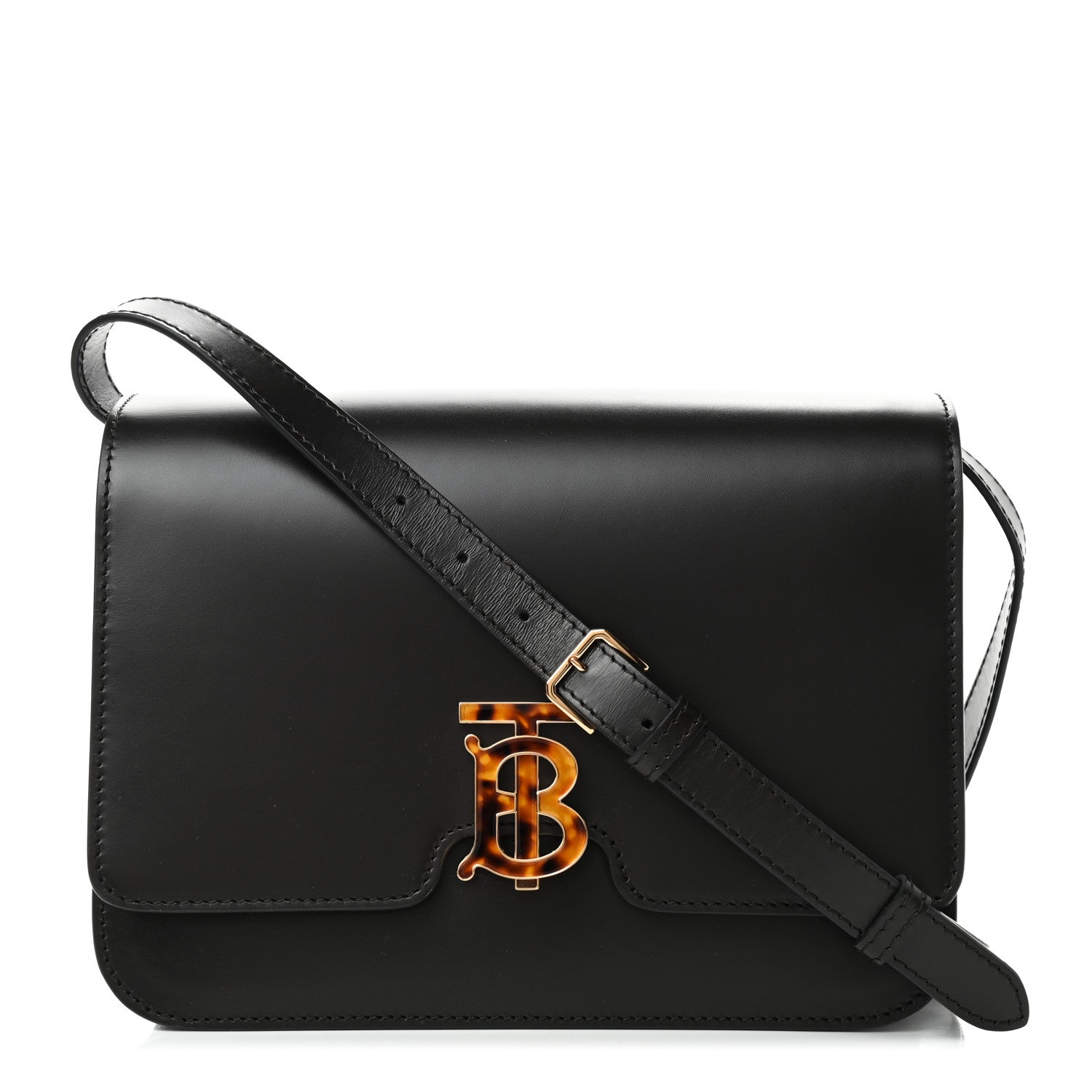 Burberry Calfskin Medium TB Bag Coffee 1 of 8