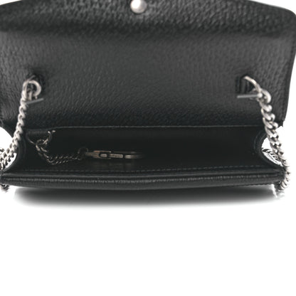 Gucci Jacquard Black Denim GG Monogram Super Mini Dionysus Shoulder Bag Black Ivory 5 of 9