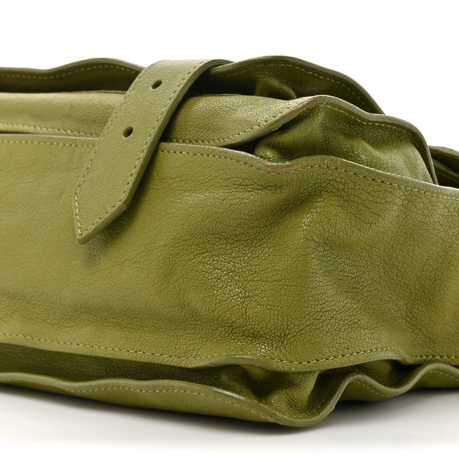 Proenza Schouler Lambskin Medium PS1 Satchel Olive 9 of 15