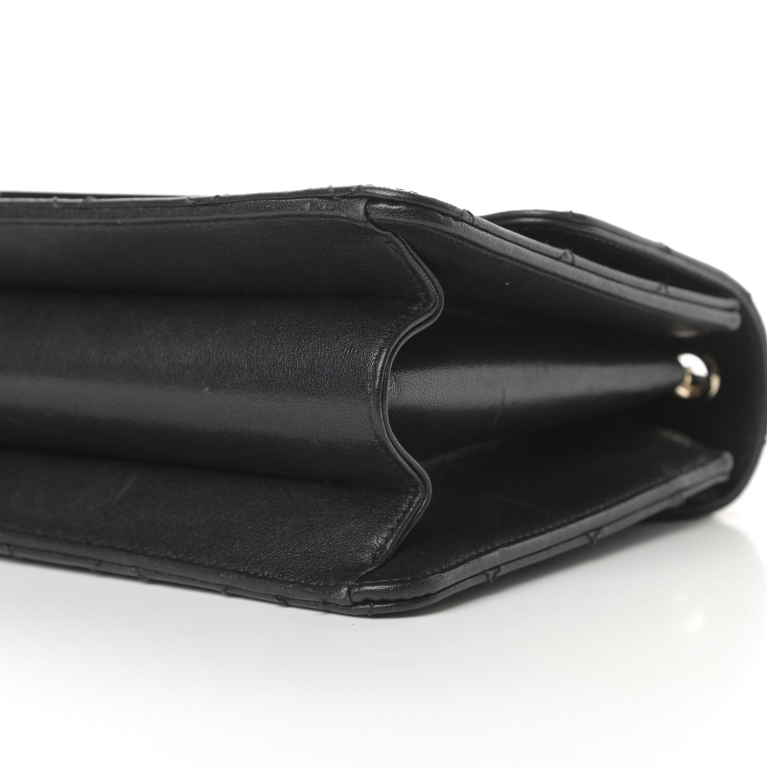 Chanel Sheepskin Quilted Beauty Lock Flap Black 10 of 13