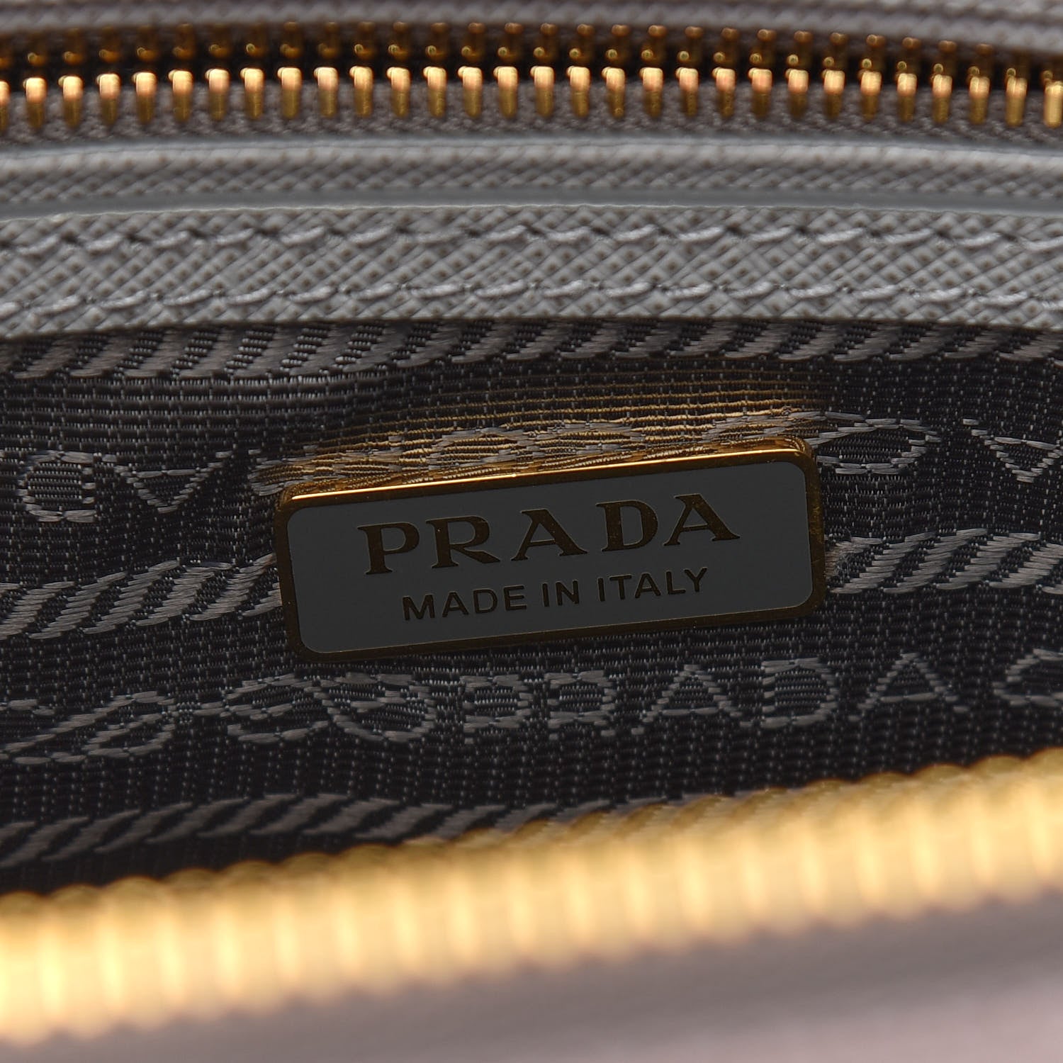 Prada Saffiano Mini Galleria Double Zip Tote Marmo 6 of 8