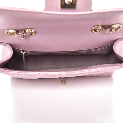 Chanel Lambskin Quilted Mini Mademoiselle Chic Flap Pink 5 of 17