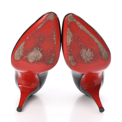 Christian Louboutin Jazz Calfskin Decollete 868 100 Pumps 39.5 Black 7 of 11