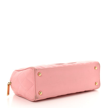 Chanel Caviar Quilted Small Bowler Pink 4 of 16