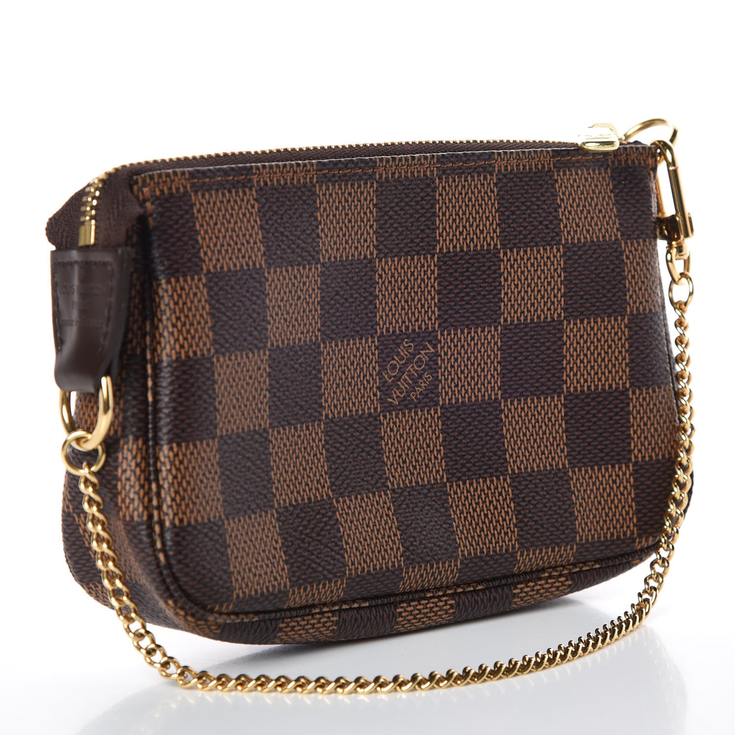 Louis Vuitton Damier Ebene Mini Pochette Accessories 3 of 9