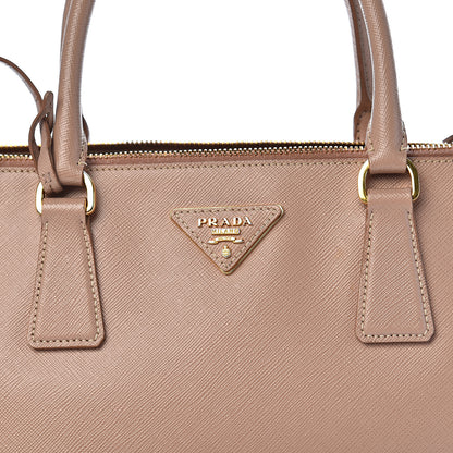 Prada Saffiano Medium Galleria Double Zip Tote Cammeo 12 of 12