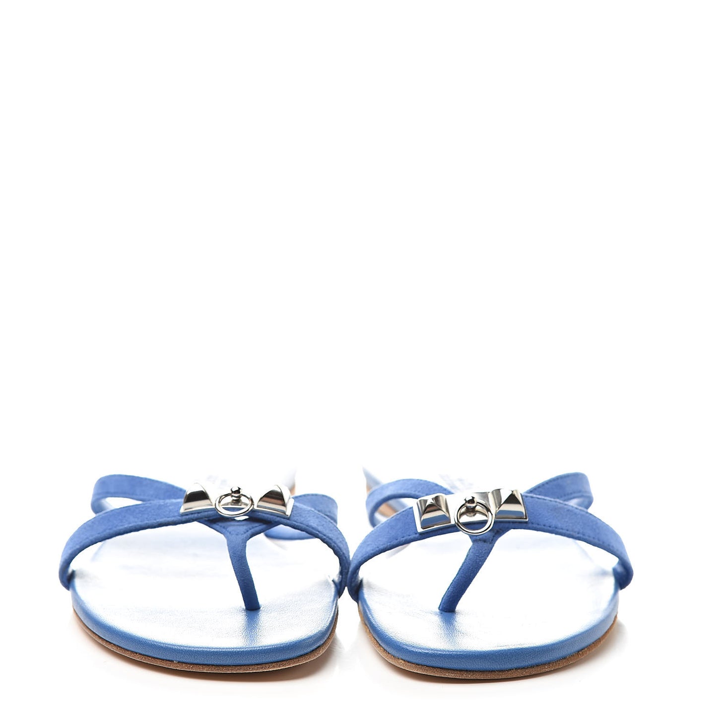 Suede Nappa Corfou Sandals 37 Bleu