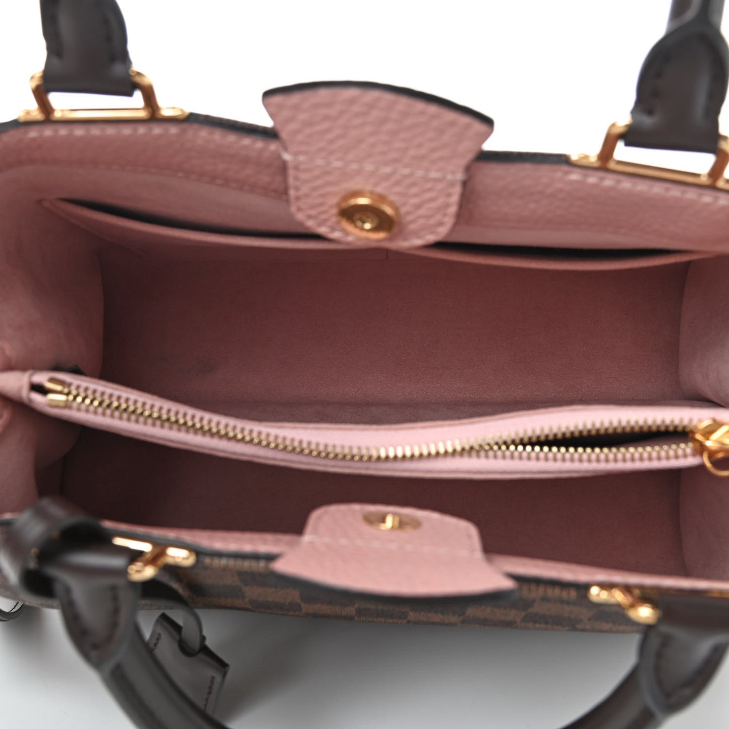 Damier Ebene Cuir Taurillon Brittany Magnolia