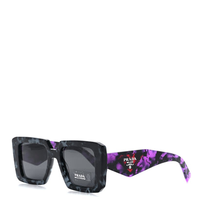 Prada Acetate Symbole Sunglasses SPR 23Y Slate Grey Purple 1 of 7