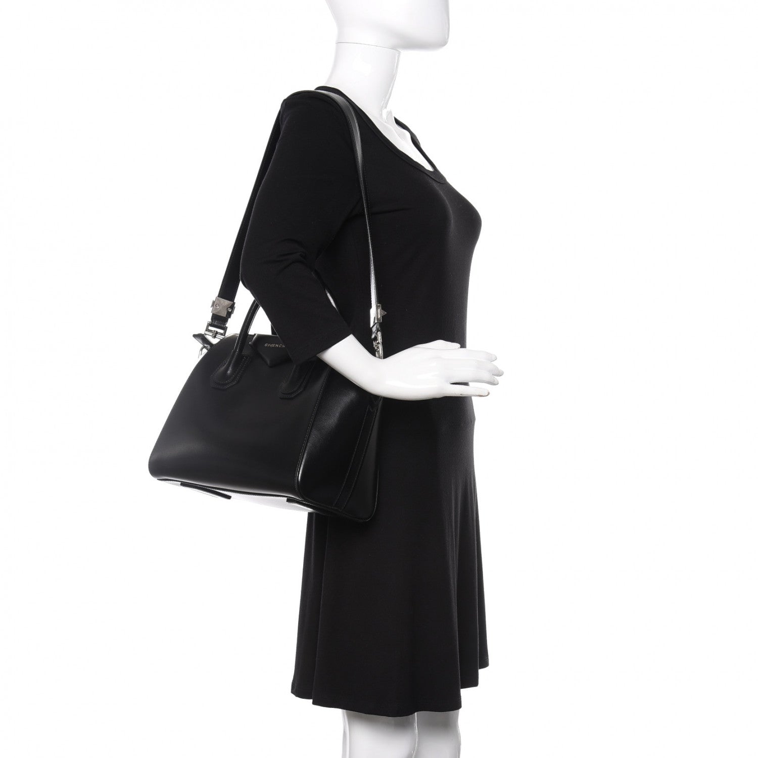 Givenchy Shiny Lord Calfskin Small Antigona Black 2 of 11