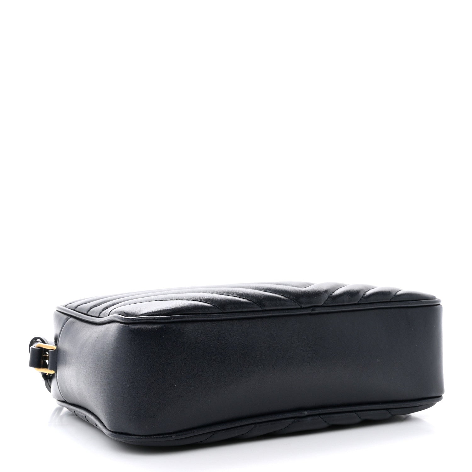 Saint Laurent Calfskin Matelasse Monogram Lou Camera Bag Navy 4 of 10