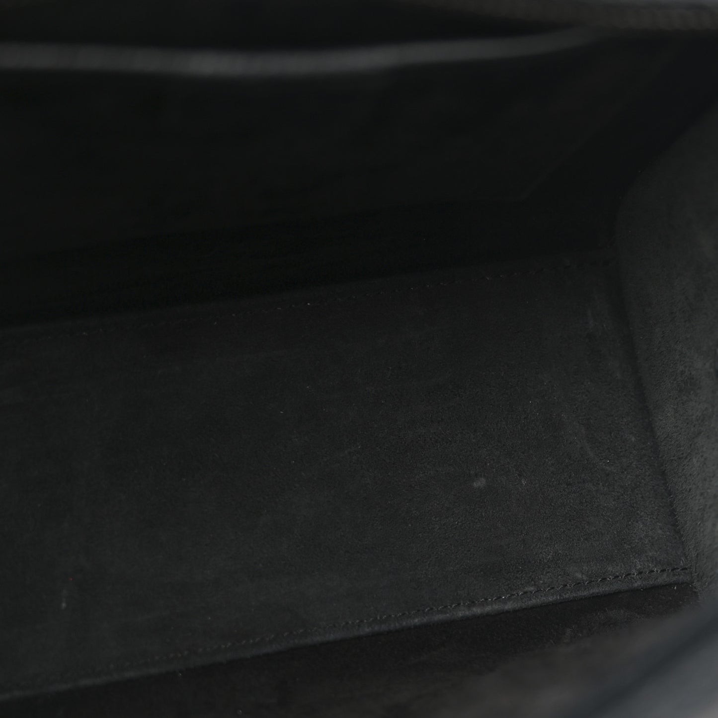 Drummed Calfskin Nano Luggage Black