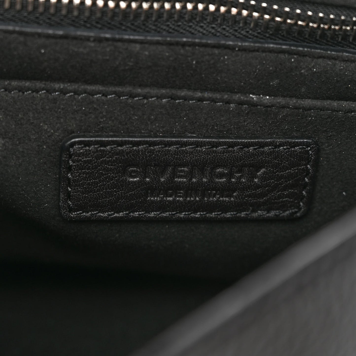 Grained Calfskin Mini Shark Lock Satchel Black