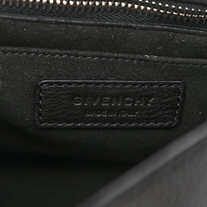 Givenchy Grained Calfskin Mini Shark Lock Satchel Black 6 of 9