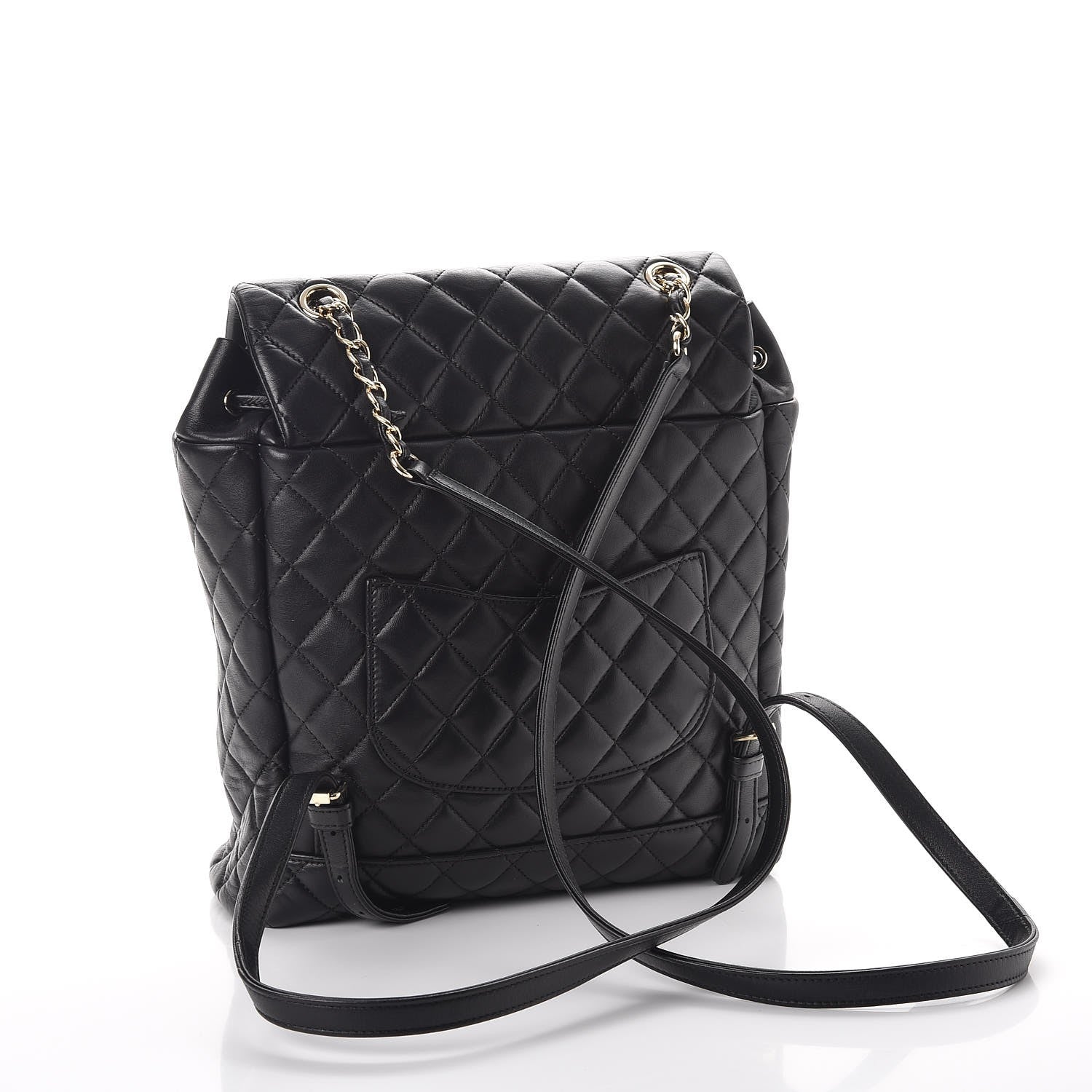 Chanel Lambskin Quilted Large Urban Spirit Backpack Black 3 of 8