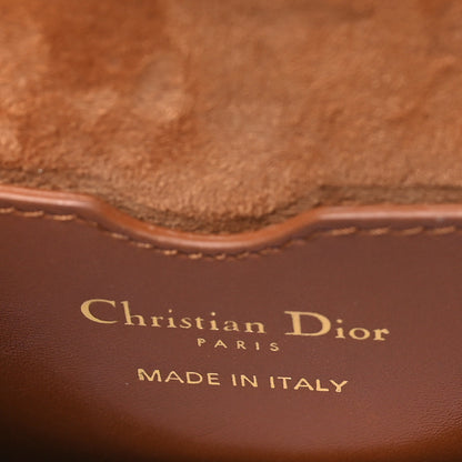 Christian Dior Box Calfskin Medium Bobby Flap Dark Tan 6 of 9