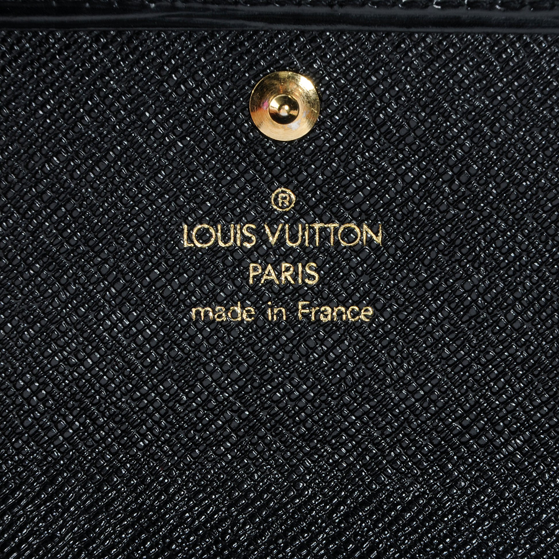 Louis Vuitton Epi Sarah Wallet Black 6 of 6