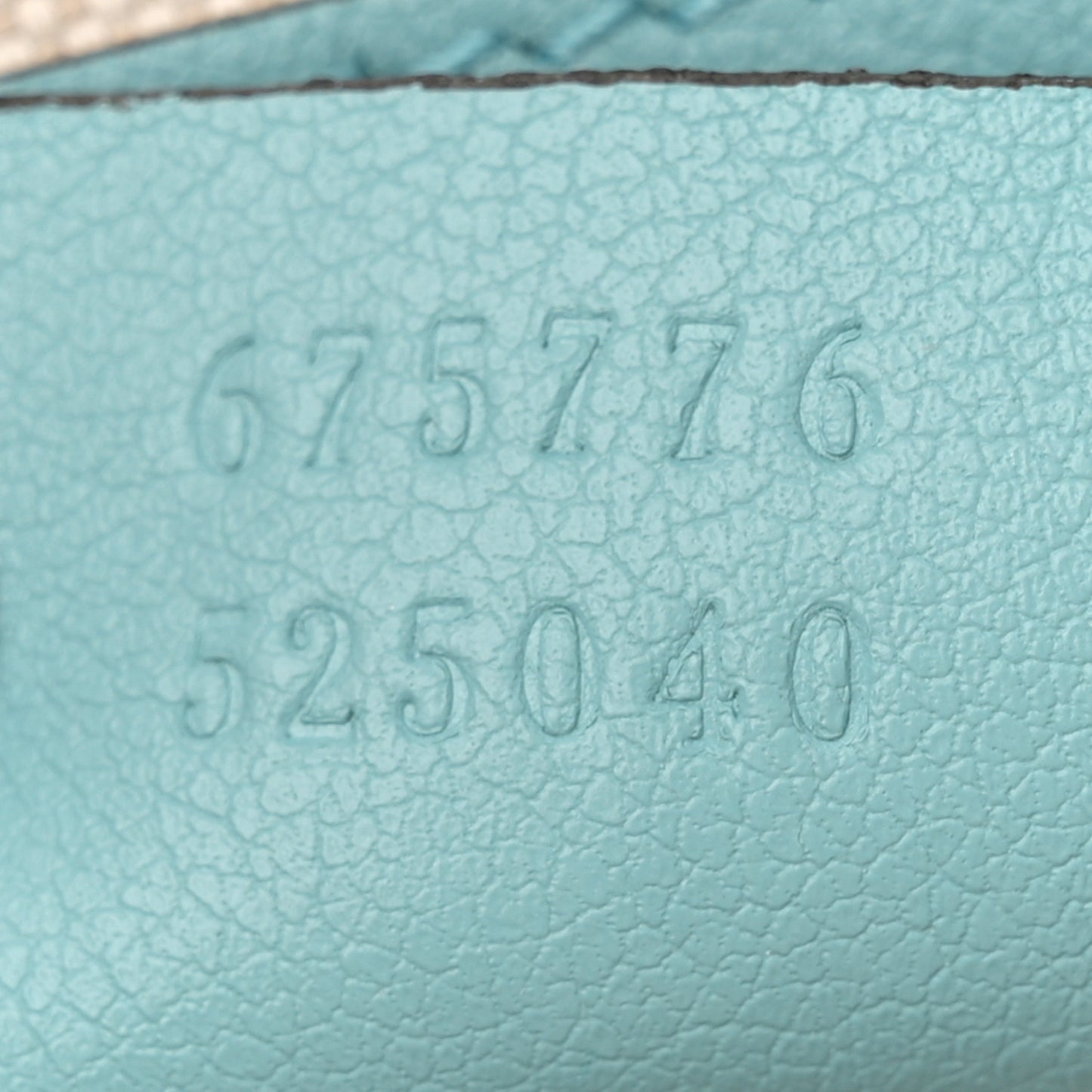 Wonka Grain Calfskin GG Monogram Star Embossed Small GG Shoulder Bag Dusty Azure