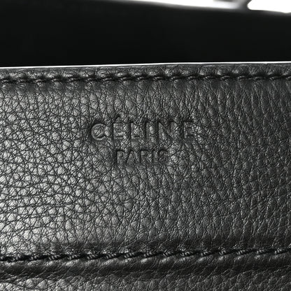 Celine Supple Calfskin Medium Phantom Luggage Black 6 of 9
