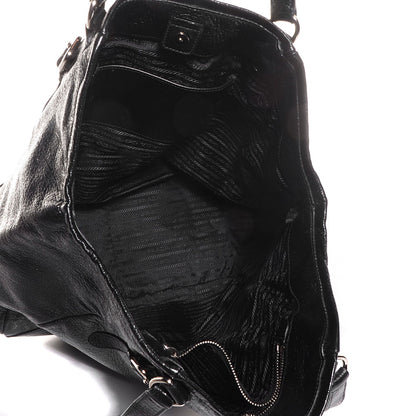 Prada Cervo Lux Tote Nero Black 6 of 10