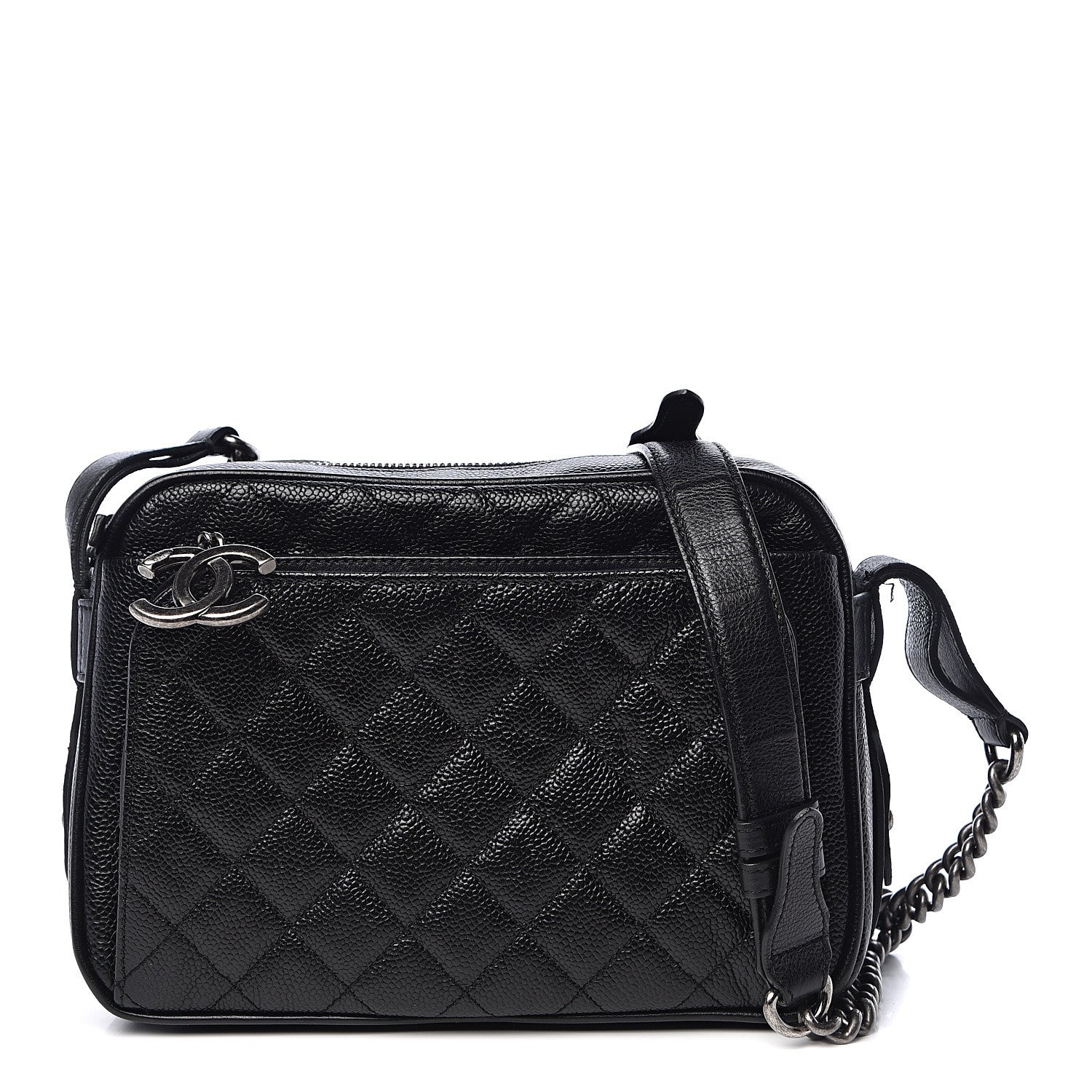 Chanel Caviar Quilted Medium Business Trip Camera Bag Black 1 of 13