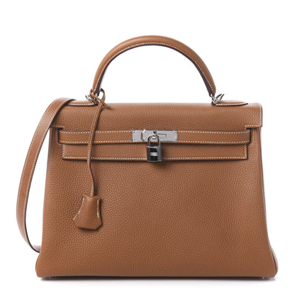 Hermes Togo Kelly Retourne 32 Gold 1 of 12