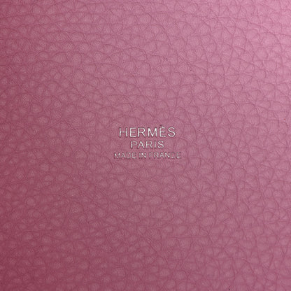 Hermes Taurillon Clemence Picotin Lock 18 PM Mauve Sylvestre 6 of 10