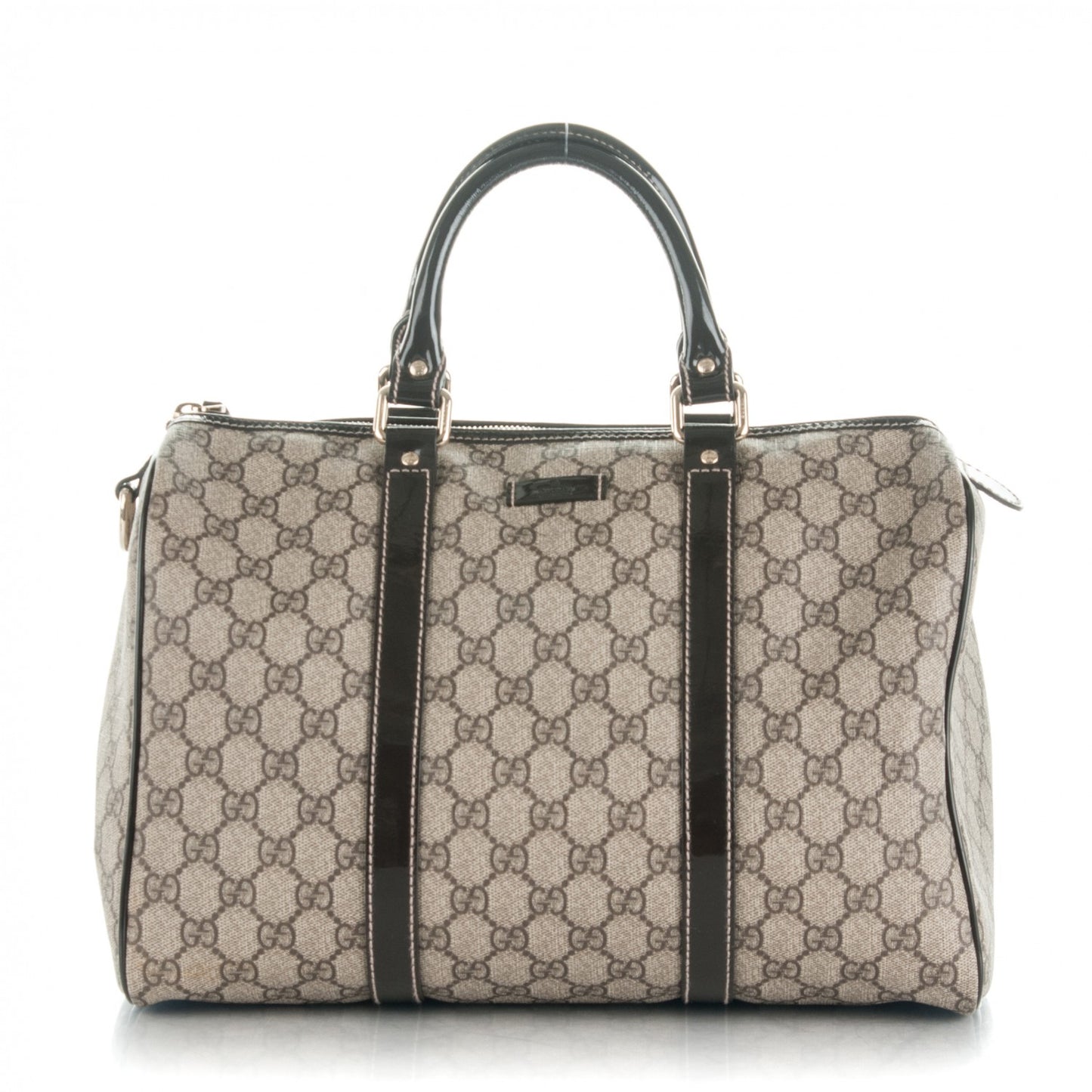 GG Plus Monogram Medium Joy Boston Dark Brown