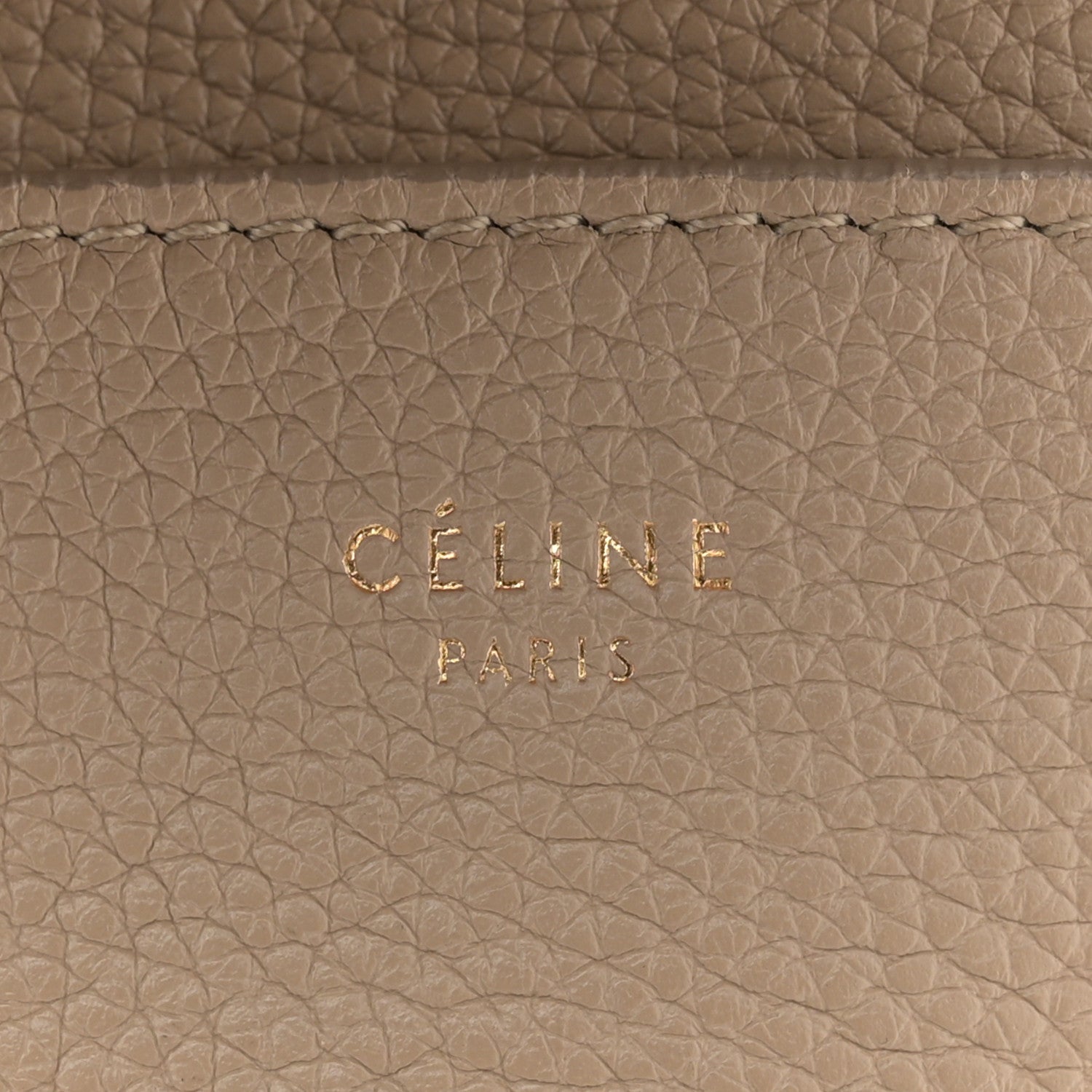 Celine Soft Grained Calfskin Sangle Bucket Bag Dune 6 of 11