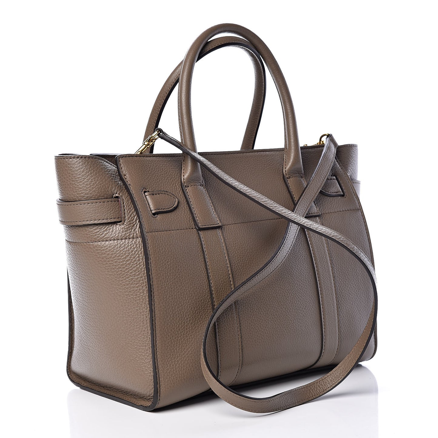 Classic Grain Small Bayswater Zip Tote Clay